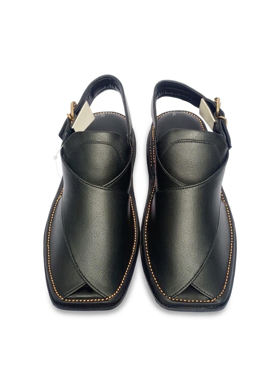 Charsada peshawari chappal black