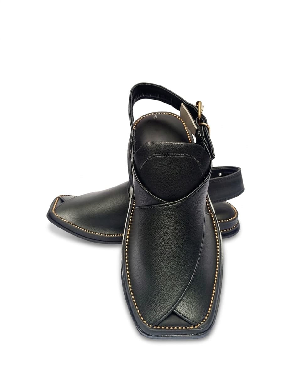 Charsada peshawari chappal black