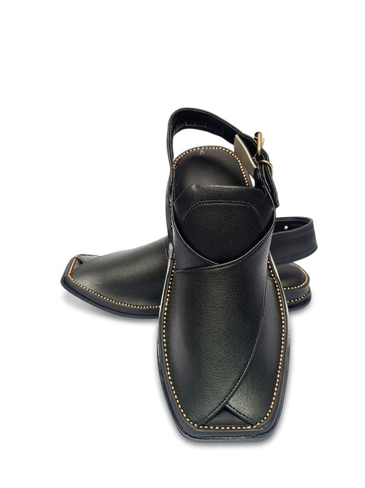 Charsada peshawari chappal black