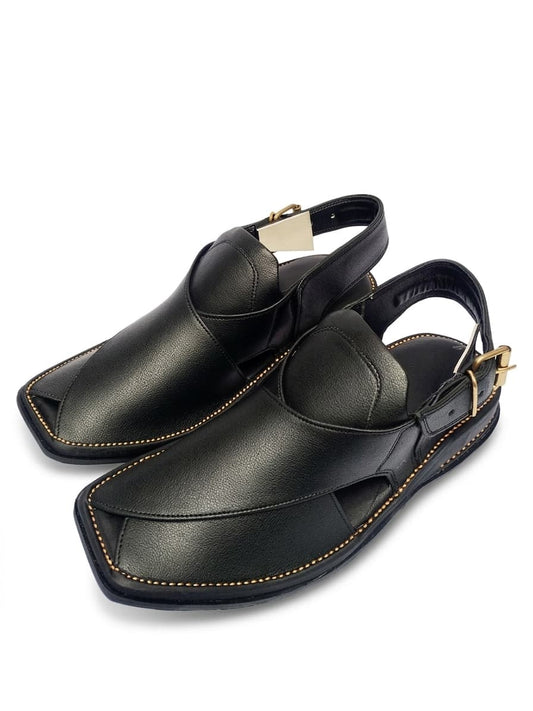 Charsada peshawari chappal black